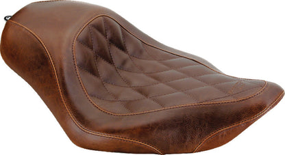 Mustang Motorcycle Wd Trppr Diamond Solo Seat Brn 76730 76730 Photo - Primary