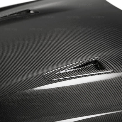 Seibon 2017-2018 Nissan GTR R35 Carbon Fiber Hood HD17NSGTR-OE Photo - Primary