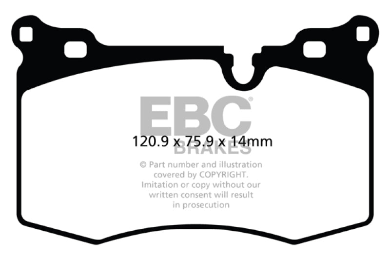 EBC Disc Brake Pad Set DP41854R Photo - Primary