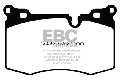 EBC Disc Brake Pad Set DP41854R Photo - Primary