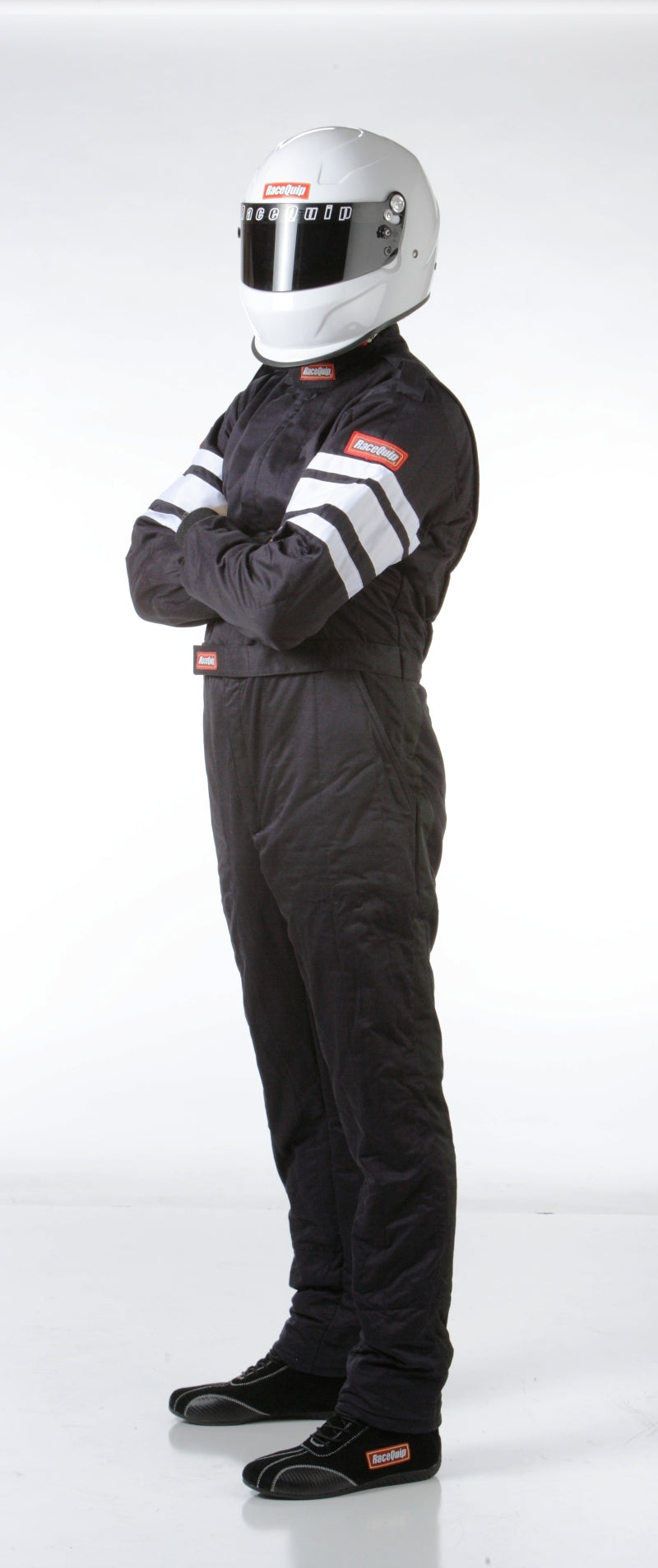 Racequip 120 Series Racing Suit; SFI-5 Certified; Color: Black 120008 Photo - Primary