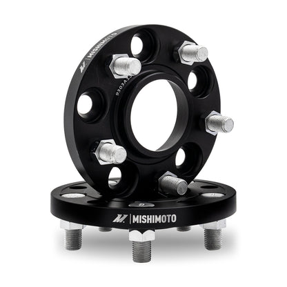 Mishimoto Wheel Spacers - 5x114.3 - 66.1 - 25 - M12 - Black MMWS-007-250BK MMWS-007-250BK Photo - Primary