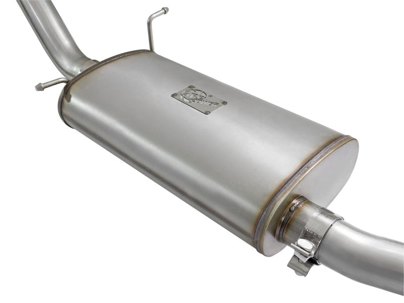 aFe MACH Force-Xp 3in 409 Stainless Steel Cat-Back Exhaust System w/Polish 49-44072-P Photo - Unmounted