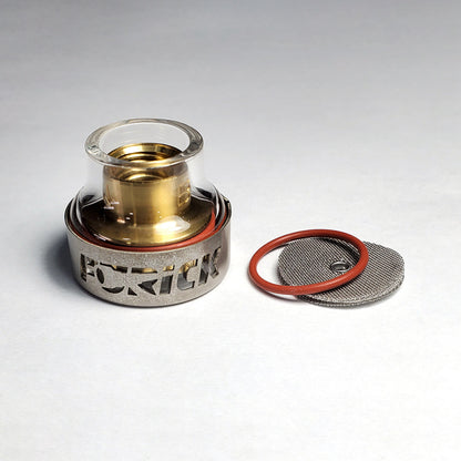 Ticon Industries Furick Cup BBW Number 16 Pyrex Cup Kit Titanium Cover 901-01012-1621 901-01012-1621 User 1