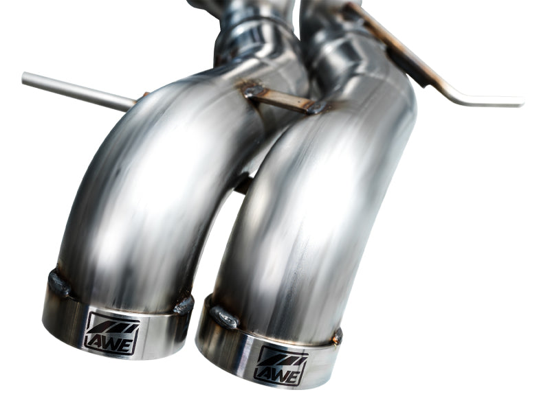 AWE Tuning 22-24 Ford Bronco Raptor 4WD Dual BashGuards Cat-Back SwitchPath Exhaust (No Tips) 3025-31327 3025-31327 Photo - out of package
