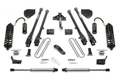 Fabtech 19-20 Ford F450/550 4WD 6in 4 Link System w/DL 4.0 Resi Coilovers & DL 2.25 Shocks K2338DL K2338DL Photo - Primary