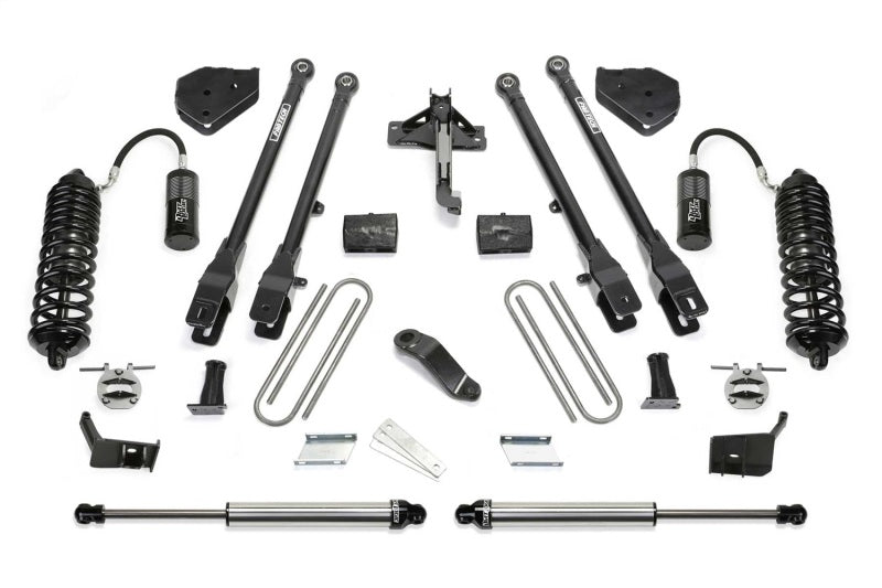 Fabtech 19-20 Ford F450/550 4WD 6in 4 Link System w/DL 4.0 Resi Coilovers & DL 2.25 Shocks K2338DL K2338DL Photo - Primary