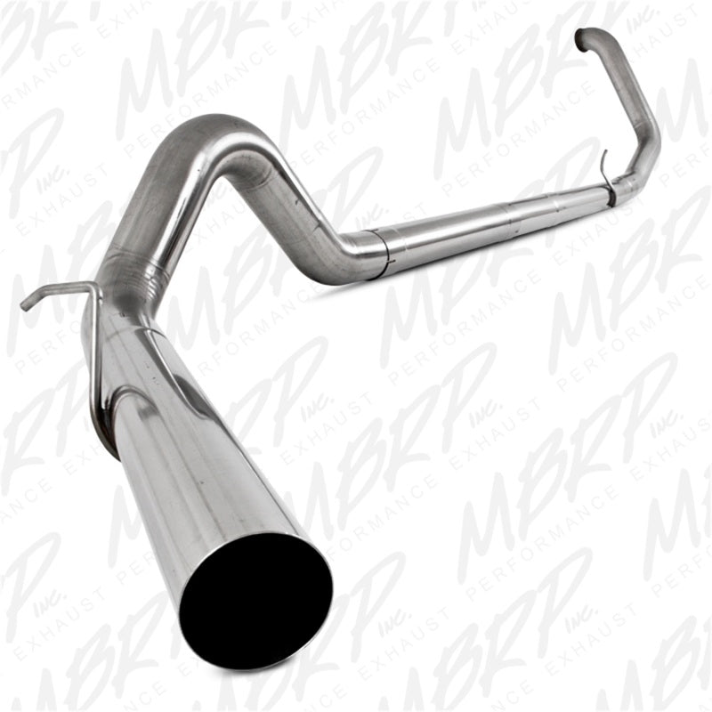 MBRP 1999-2003 Ford F-250/350 7.3L 4in Turbo Back Single No Muffler S6200SLM Photo - Primary