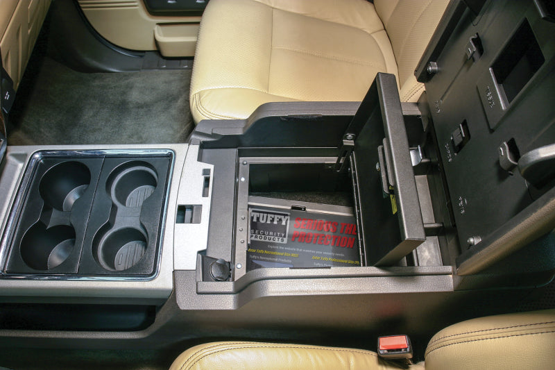Tuffy Products Tuffy Console Safe W/ Keyed Lock For Ford F250 & F350 Superduty 322-01 322-01 Photo - Mounted