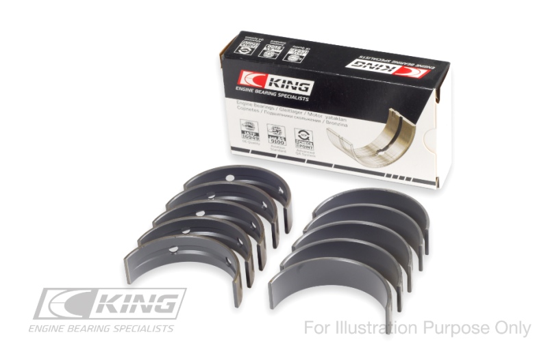 King Engine Bearings King GM Vortec /LS-Series Gen III IV V (Size +0.030) Main Bearing Set MB5293MC030