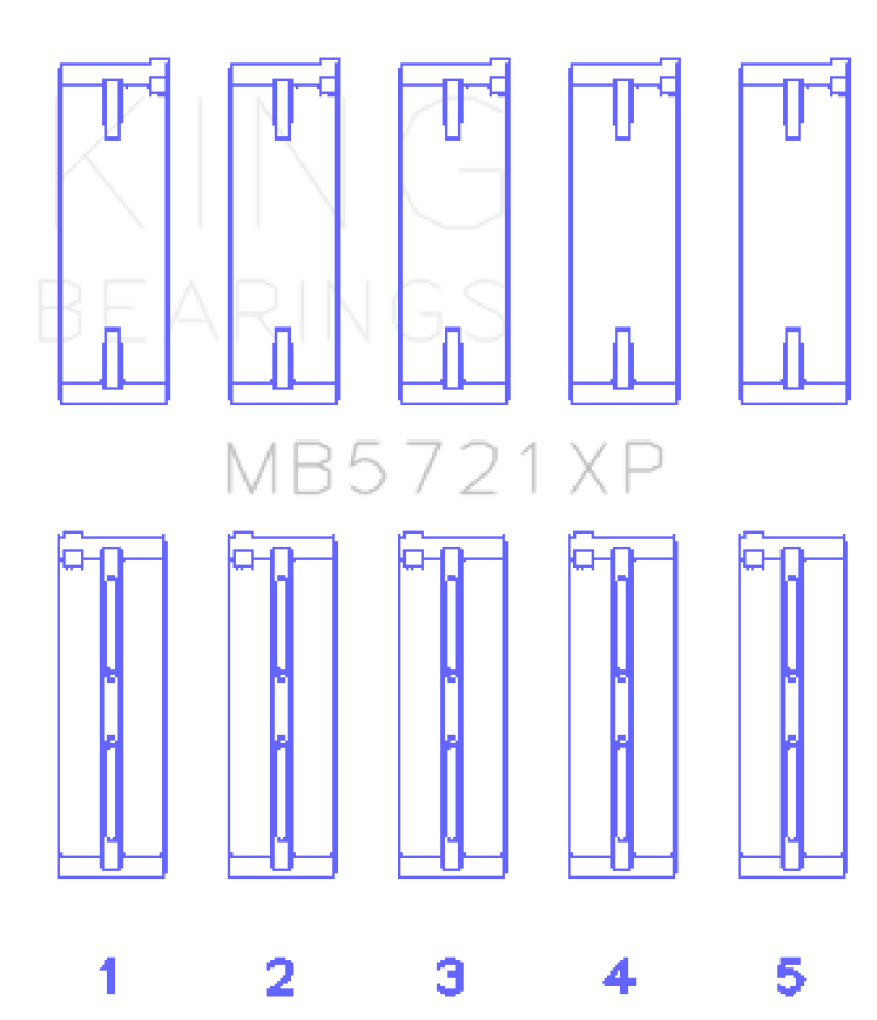 King Engine Bearings KING Performance Main Bearings Engine Components Bearings main image