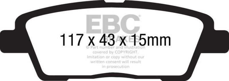 EBC Disc Brake Pad Set DP21881 Photo - Primary