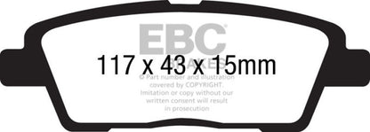 EBC Disc Brake Pad Set DP21881 Photo - Primary