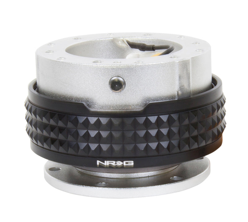 NRG Quick Release Kit - Pyramid Edition - Silver Body / Black Pyramid Ring SRK-210SL/BK SRK-210SL/BK Photo - Primary