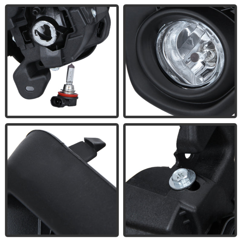 Spyder Mazda CX-5 2012-2015 OEM Fog Light W/Universal Switch- Clear FL-MCX52012-C 5080264 5080264 User 1