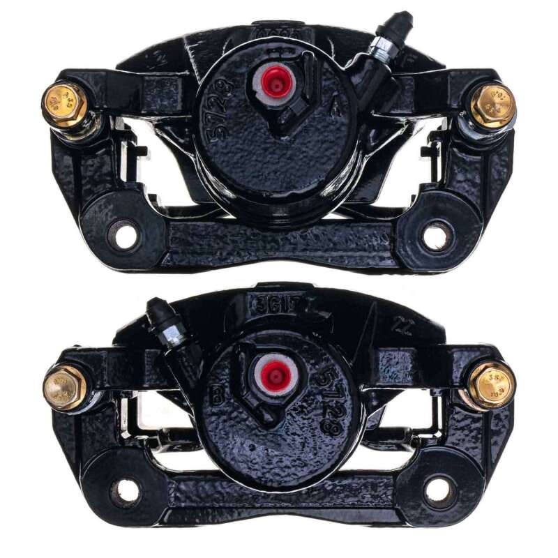 PowerStop Power Stop 13-15 Acura ILX Front Black Caliper - Pair w/Bracket S2660BLK S2660BLK Photo - out of package