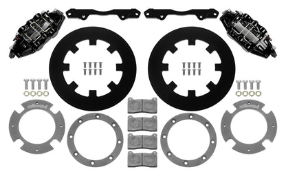 Wilwood 17-21 Can-Am X3RS Black 6-Piston Front Kit 11.25in - Undrilled Rotors 140-16628 140-16628 User 1