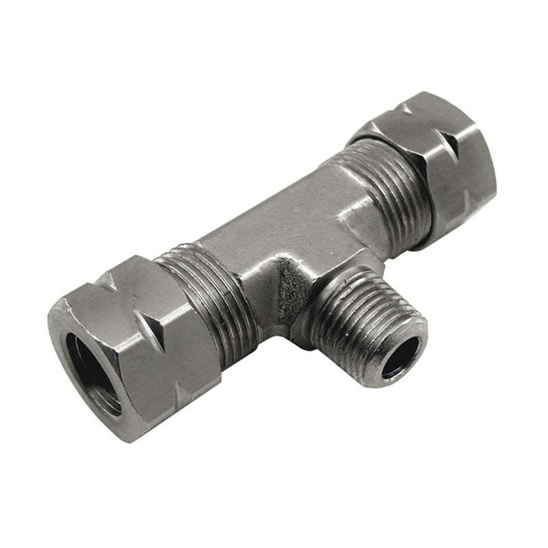 Nitrous Express 3/8 Compression x 1/8 Male NPT Branch T 16096 16096 Photo - Primary