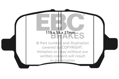 EBC Disc Brake Pad Set DP41763R Photo - Primary