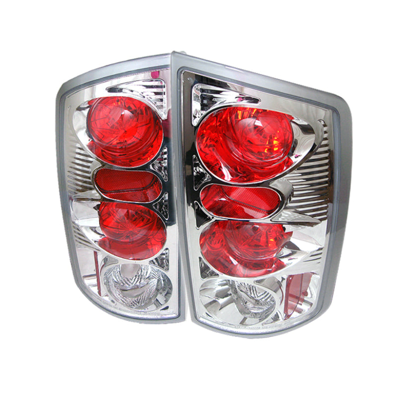 Spyder Dodge Ram 02-06 1500/Ram 2500/3500 03-06 Euro Style Tail Lights Chrome ALT-YD-DRAM02-C 5002532 5002532 Photo - Primary