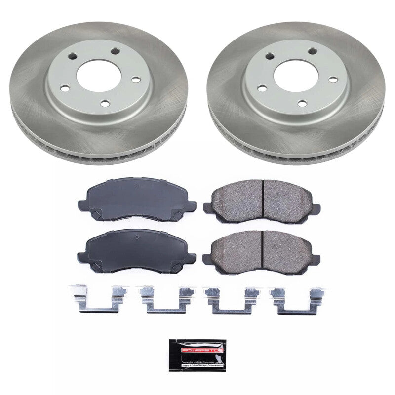 PowerStop Power Stop 08-17 Mitsubishi Lancer Front Semi-Coated Rotor Kit SC2992 SC2992 Photo - Primary