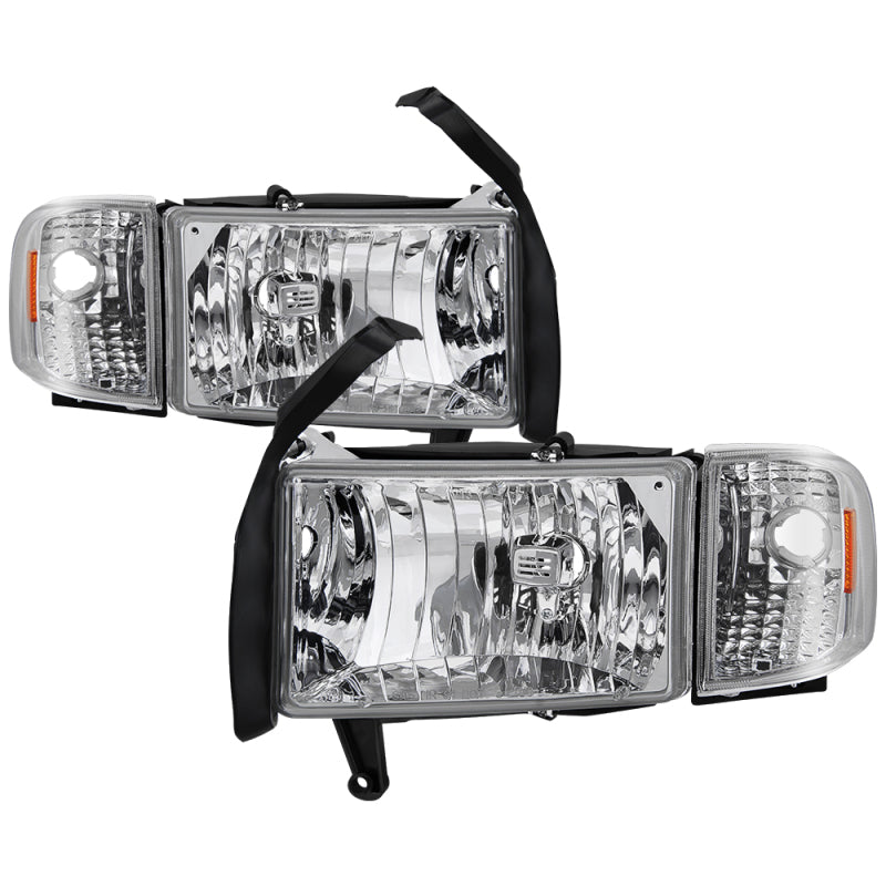SPYDER xTune Dodge Ram 1500 94-01 Headlight w/ Corner Lamps - OEM HD-JH-DR94-SET-C 9040078 9040078 Photo - Primary