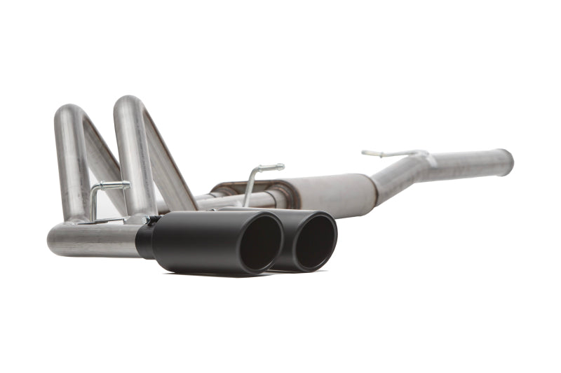 Gibson 11-14 Ford F-150 Lariat 6.2L 3in/2.5in Cat-Back Dual Sport Exhaust - Black Elite 69210B 69210B Photo - Primary
