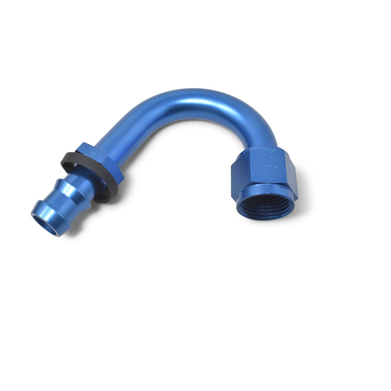 Russell Performance -6 AN Twist-Lok 150 Degree Hose End (1in Radius) 624300 624300 Photo - out of package
