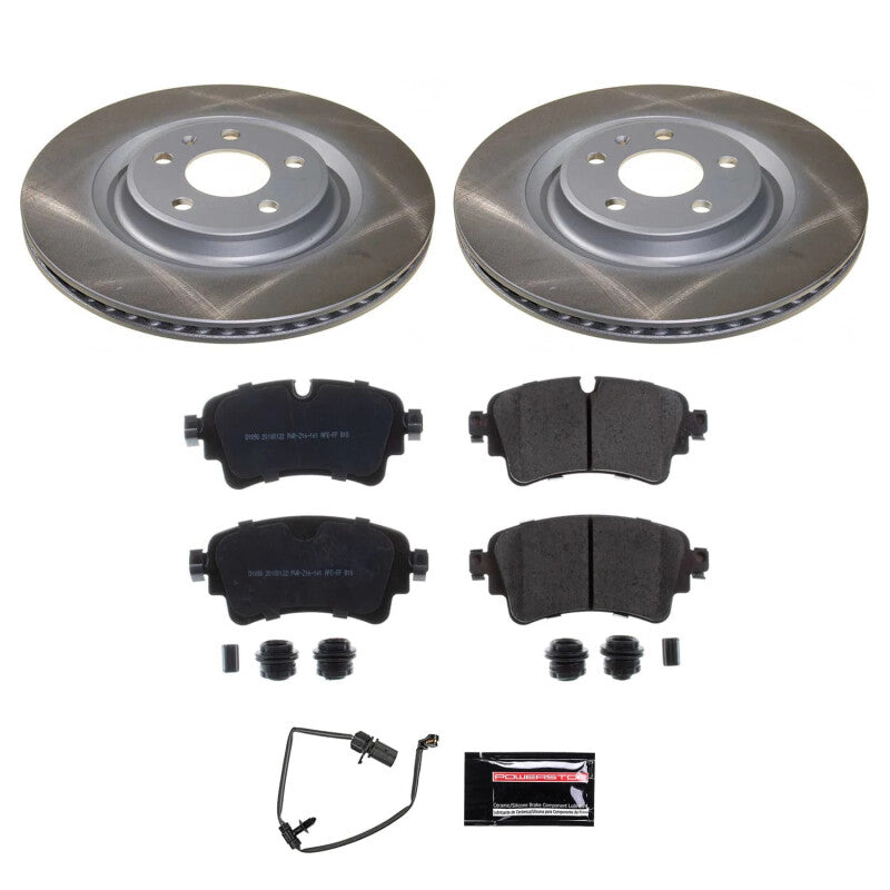 PowerStop Power Stop 18-20 Audi S5 Sportback Rear Semi-Coated Rotor Kit SC7431 SC7431 Photo - Primary