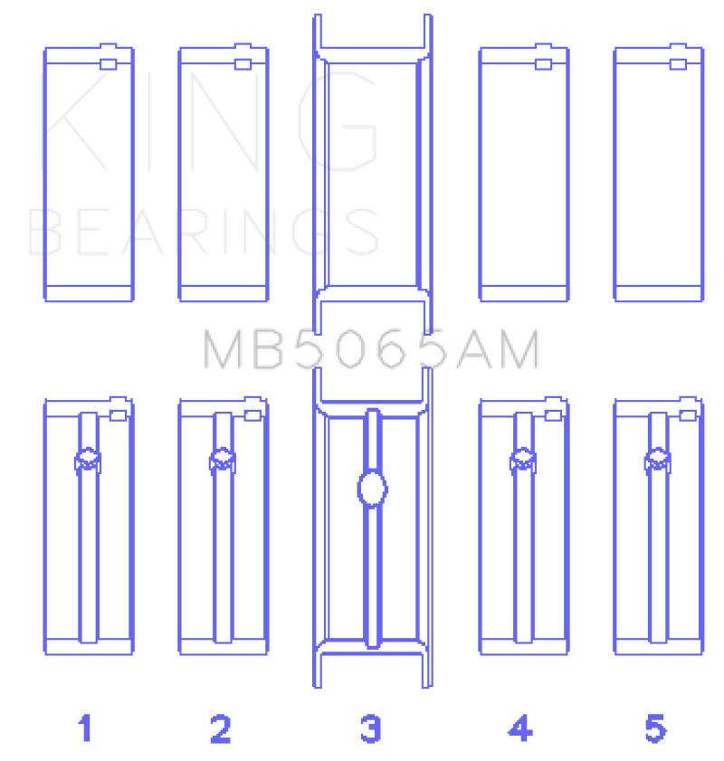 King Engine Bearings KING Main Bearings Engine Components Bearings main image