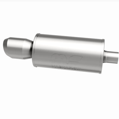 MagnaFlow 7" Round Center/Center Performance Muffler With Tip 14836 360 Degree Image Set