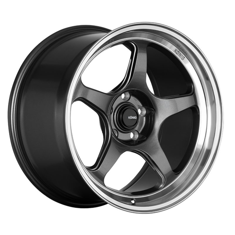 Konig Hyperspec 18x10.5B 5x120 ET25 Anthracite Metallic Wheel w/ Mirror Machined Lip (Knurled Bead) HPT8520256 HPT8520256 User 1