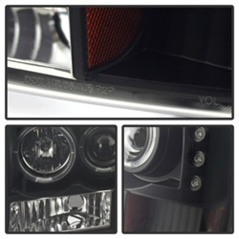 Spyder Ford F250 Super Duty 99-04 Projector Version 2 LED Halo LED Blk Smke PRO-YD-FF25099-1P-G2-BSM 5078452 5078452 Photo - Unmounted