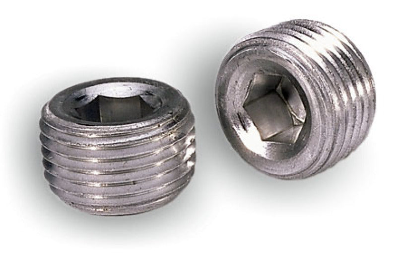 Moroso Aluminum Pipe Plugs, 1/2"NPT Thread 37810 Photo - Primary