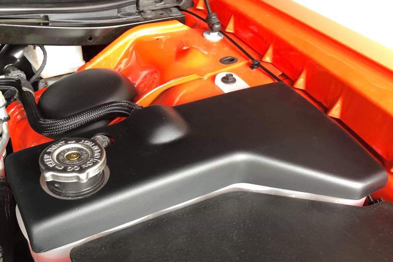 JLT 11-19 Dodge Charger/Challenger Black Textured Coolant Tank Cover JLTCTC-DCC11 JLTCTC-DCC11 Photo - Primary