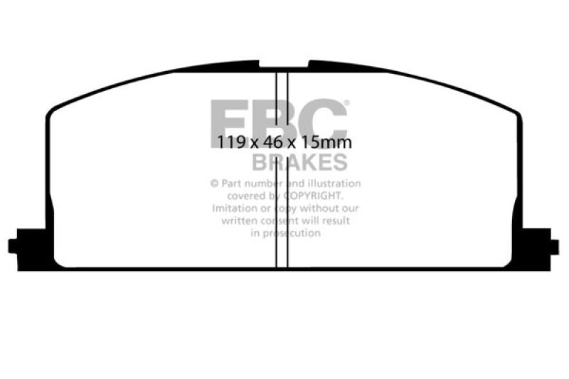 EBC Disc Brake Pad Set UD242 Photo - Primary