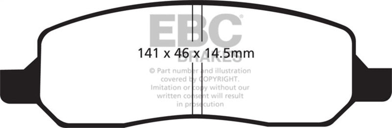 EBC Disc Brake Pad Set UD1172 Photo - Primary