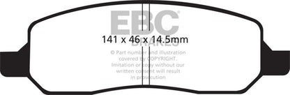 EBC Disc Brake Pad Set UD1172 Photo - Primary