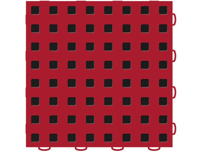 WeatherTech TechFloor - 12in X 12in Tiles - Red/Black **Order in Qtys of 10 51T1212 RD-BK 51T1212 RD-BK Photo - Primary