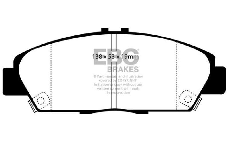 EBC Disc Brake Pad Set DP4975R Photo - Primary