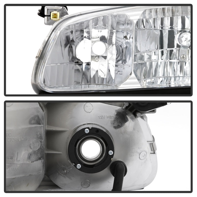 SPYDER xTune 00-01 Toyota Camry 4pc OEM Style Headlights w/Corner Lights - Chrome (HD-JH-TCAM00-SET-C) 9042812 9042812 Photo - Unmounted