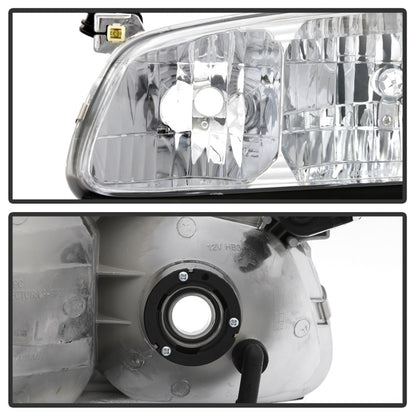 SPYDER xTune 00-01 Toyota Camry 4pc OEM Style Headlights w/Corner Lights - Chrome (HD-JH-TCAM00-SET-C) 9042812 9042812 Photo - Unmounted