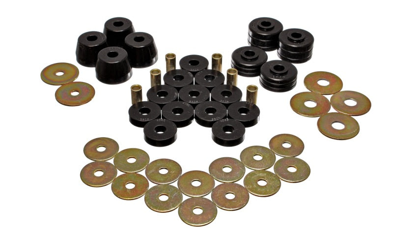 Energy Suspension Body Mount Set Black Dodge Ramcharger All 1974-1993 5.4102G Photo - Primary
