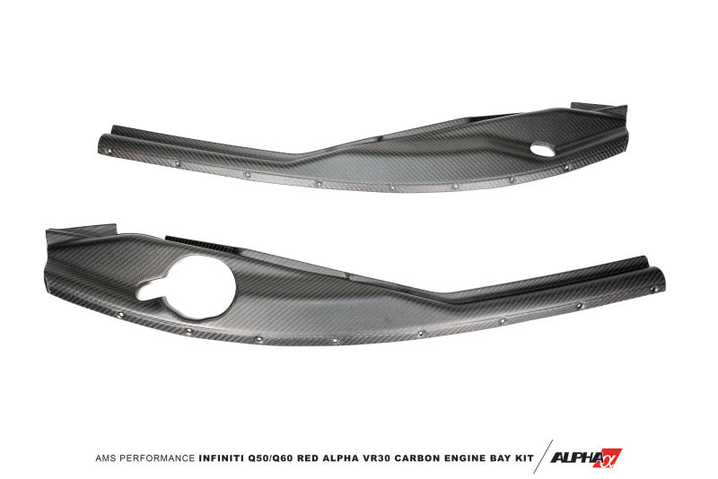 AMS Performance Infiniti 17+ Q60 3.0TT Alpha Matte Carbon Fender Side Trim Set ALP.30.06.0001-1