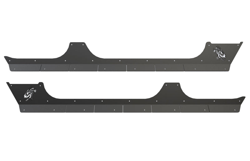 Fishbone Offroad 07-18 Jeep Wrangler JK 4 Door Rocker Guards Scale Armor FB23053 FB23053 Photo - Primary