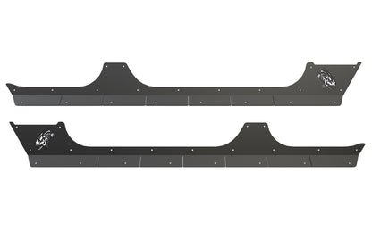Fishbone Offroad 07-18 Jeep Wrangler JK 4 Door Rocker Guards Scale Armor FB23053 FB23053 Photo - Primary