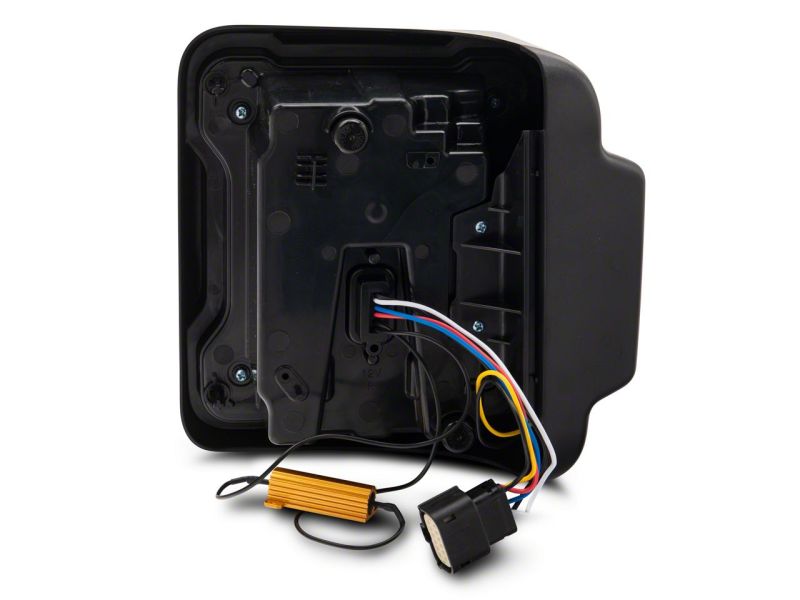 Raxiom 18-23 Jeep Wrangler JL Axial Series Linear LED Tail Lights- Blk Housing (Smoked Lens) J170483 J170483 Photo - Close Up