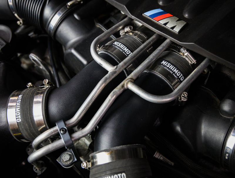 Mishimoto 12-16 BMW F10 M5 Intercooler Pipe Kit Micro Wrinkle Black MMICP-F10-12MWBK MMICP-F10-12MWBK User 1