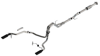 Borla F-150 2021 2.7L/3.5L 4dr CC SB EC STB Lari/King R/Plinum/LTD 3/2.25 SRE CB AK BLK CHR Tips 140864BC 140864BC User 1