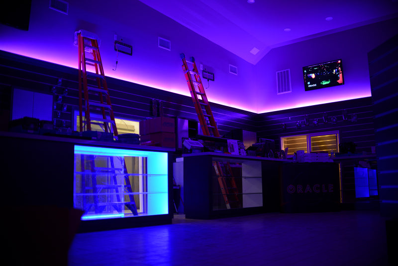 ORACLE Lighting Oracle Exterior Flex LED 12in Strip - Amber 3803-005 3803-005 Photo - Mounted